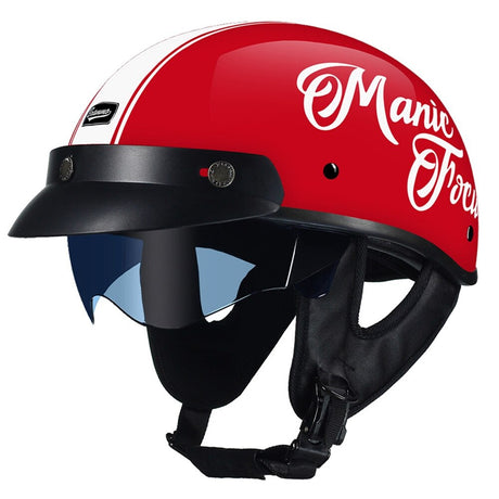 GR-145 Half Helmet - Retractable Visor