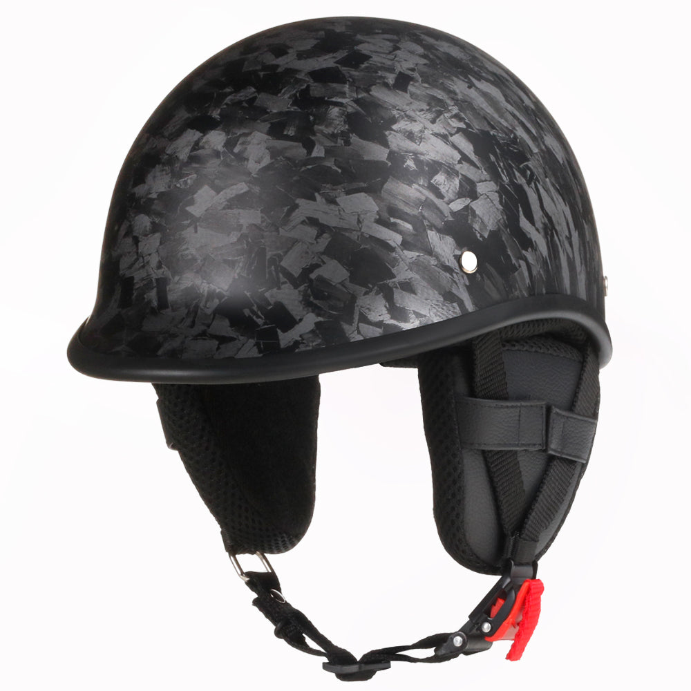Smallest Polo SOA Half Helmet - Forged Black