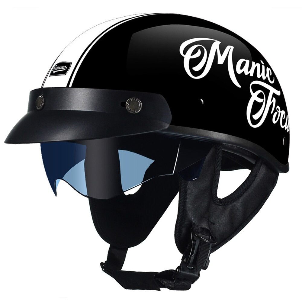 GR-145 Half Helmet - Retractable Visor