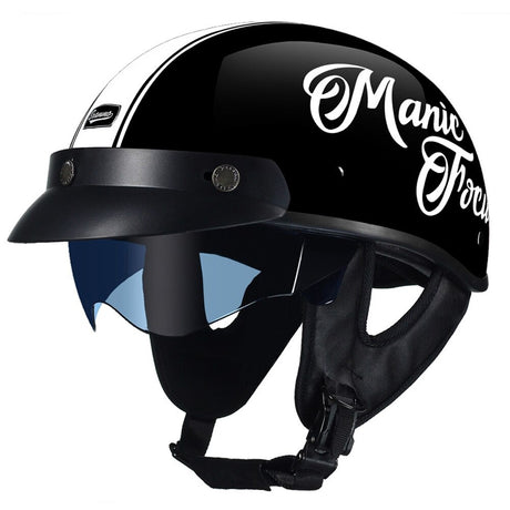 GR-145 Half Helmet - Retractable Visor