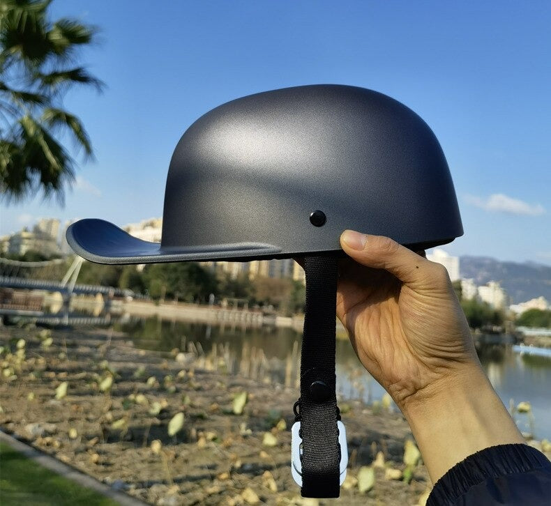 Bike helmet that looks like a baseball discount cap