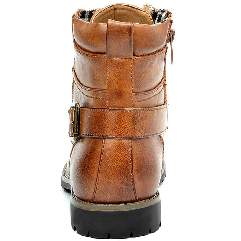 Winter on sale biker boots