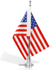 Motorcycle Flagpole Mount - American Flag