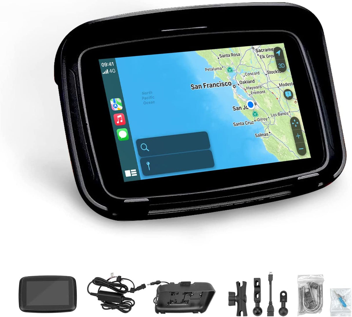 Wireless CarPlay Motorrad Navigator 5 Touchscreen Android Auto
