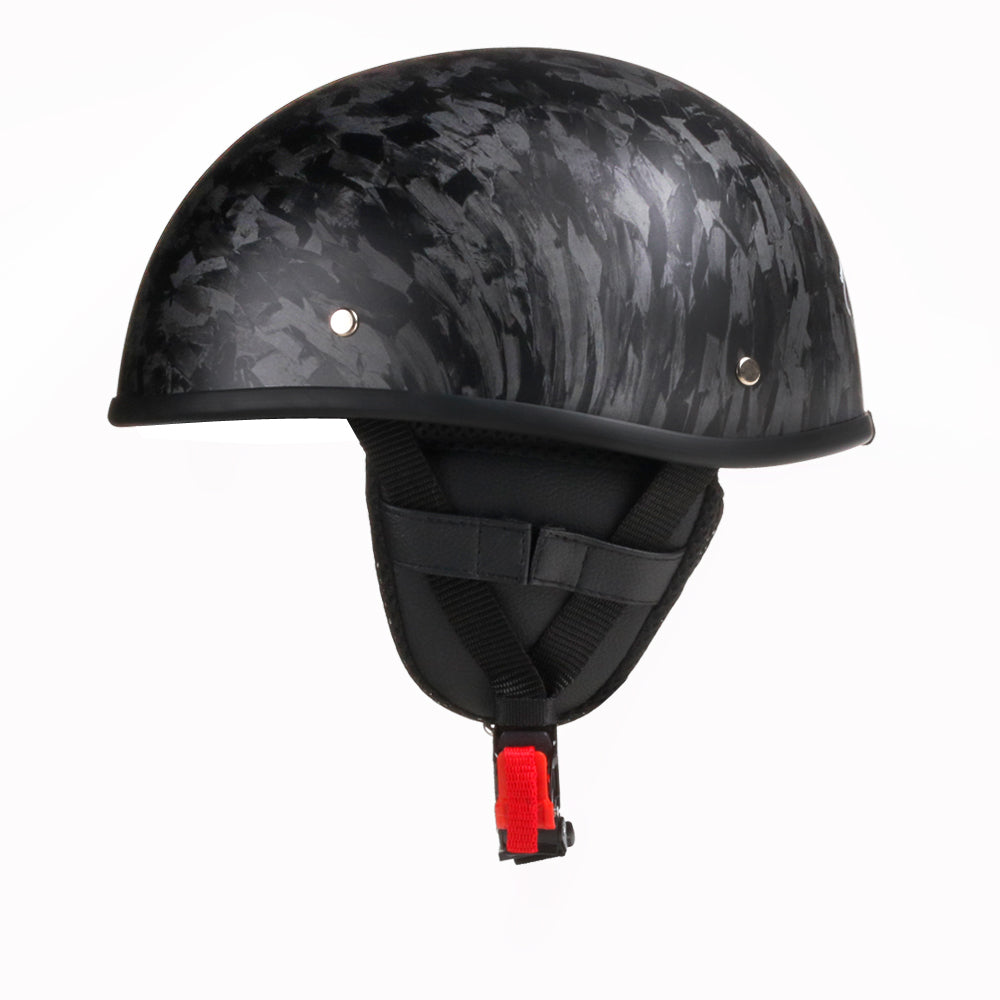 Smallest Beanie Half Helmet - Forged Black