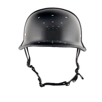 German Style Mayan Half Helmet - Gloss Black