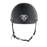Smallest Polo SOA  Half Helmet - Matte Black