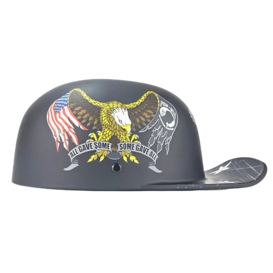 Premium Baseball Cap Motorcycle Helmet Gear Rider