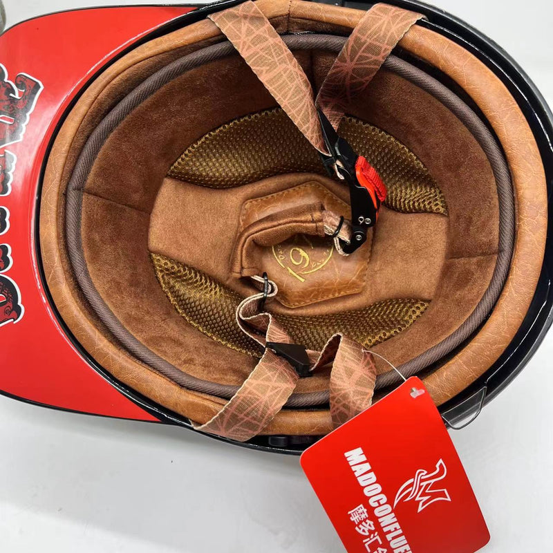 Baseball Motorcycle Helmet Builtin Visor Gear Rider