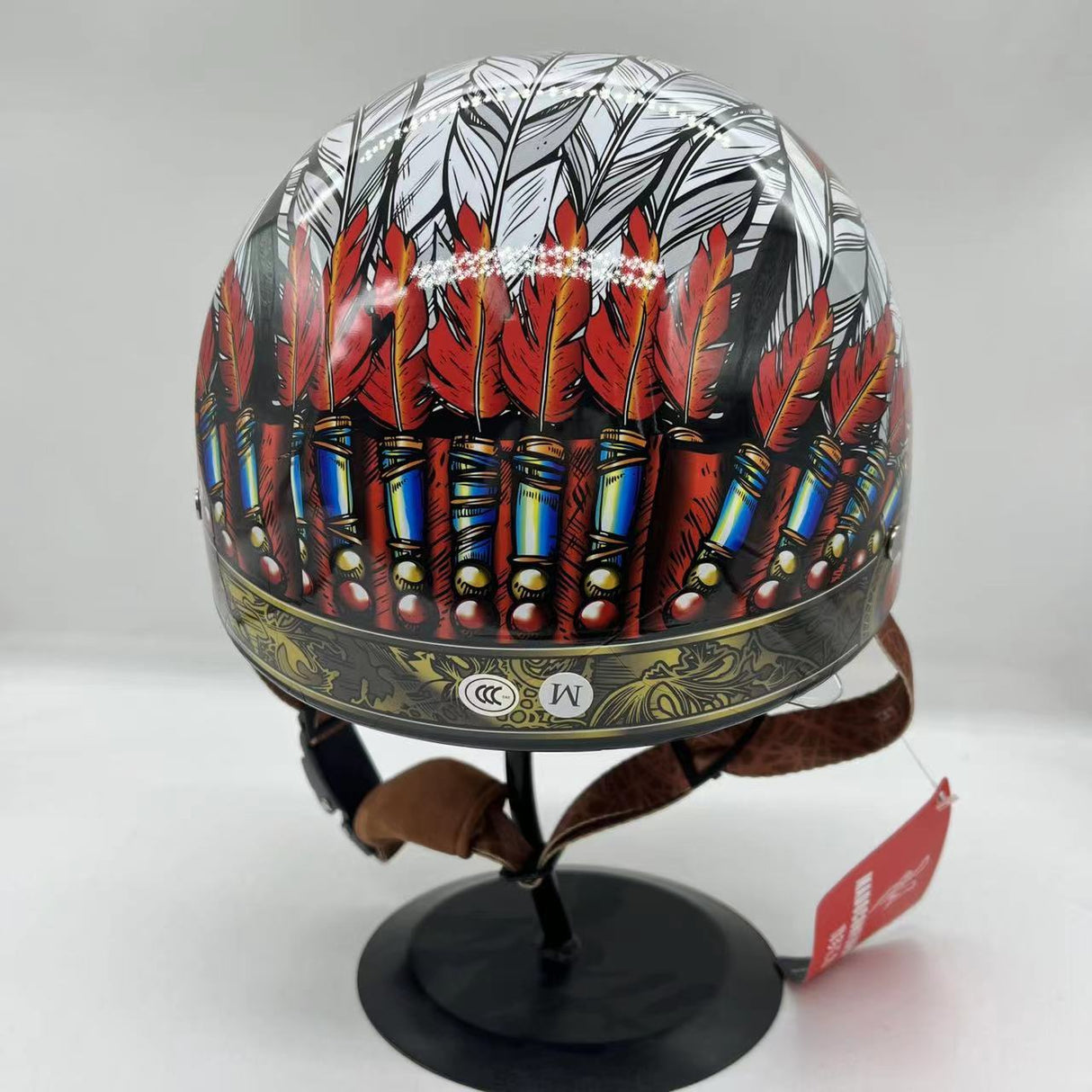 Baseball Motorcycle Helmet Built-in Visor