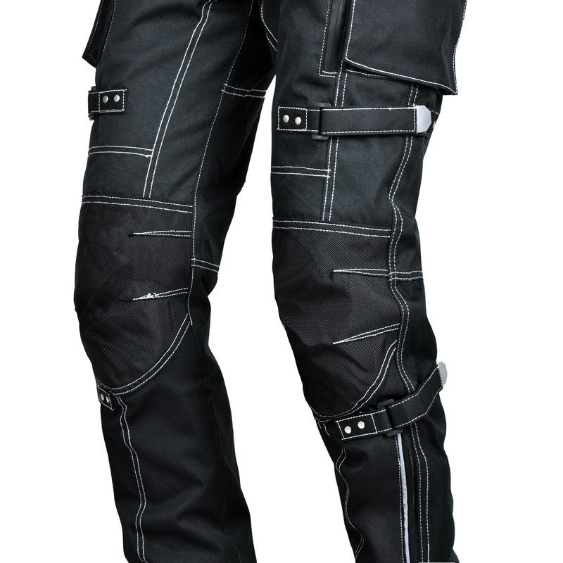 Motorcycle Riding Pants With Reflective Tape, Adjustable, 58% OFF