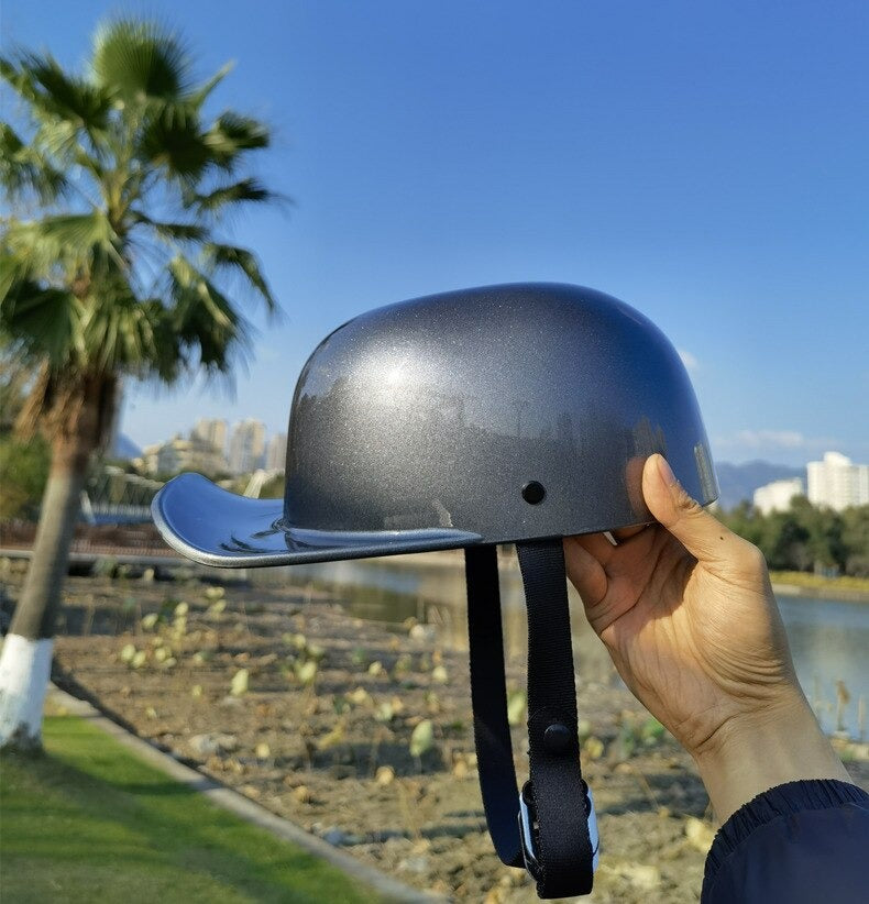 Ball cap 2024 motorcycle helmets