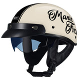 GR-145 Half Helmet - Retractable Visor