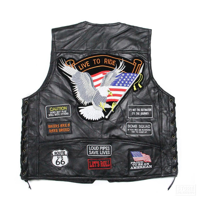 Leather Vest - Riders Gear Store