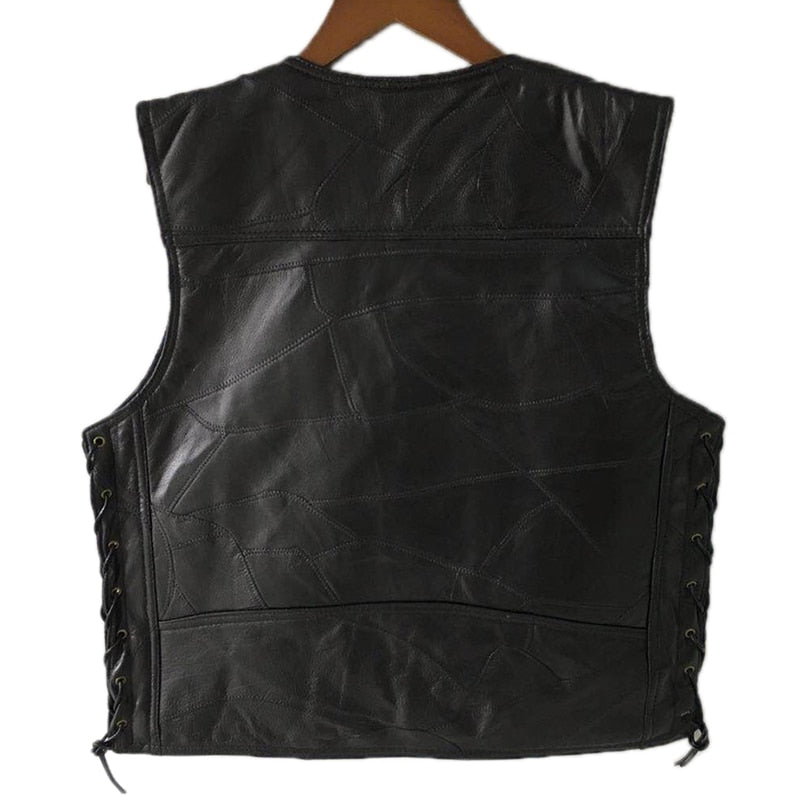 Classic leather outlet vest