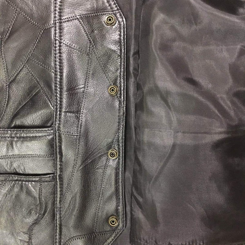 Classic Leather Biker Vest – Gear Rider