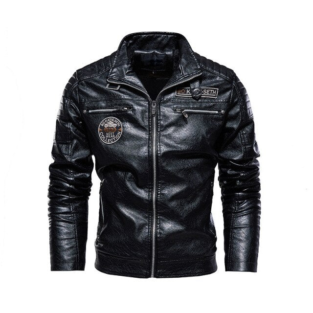Classic Men's Leather Jacket – Gear Rider