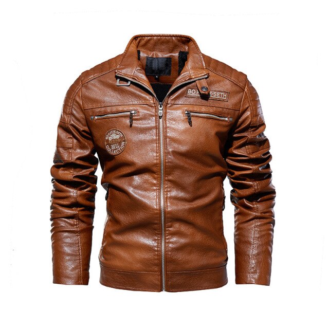 Classic Men's Leather Jacket – Riders Gear Store