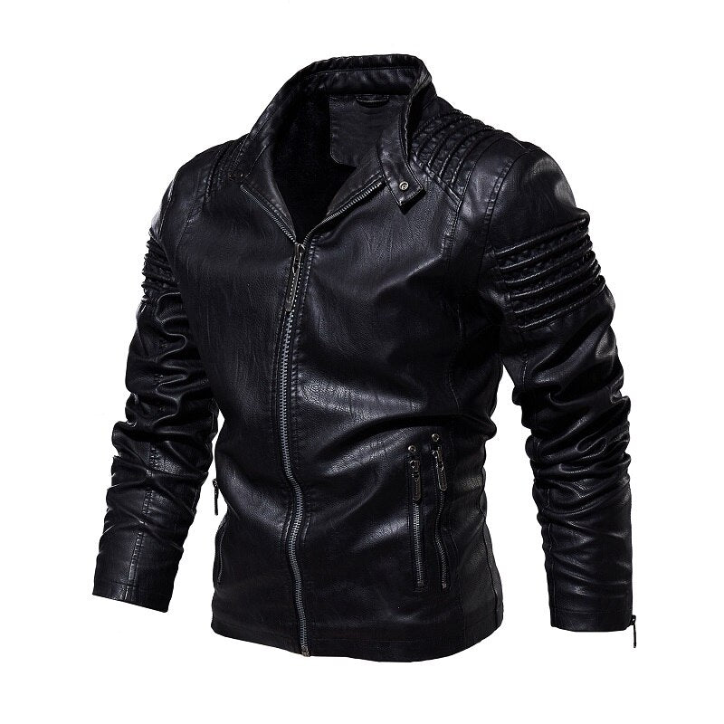 Walter Leather Biker Jacket – Riders Gear Store