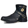 Otto's Leather Motorcycle Biker Boots